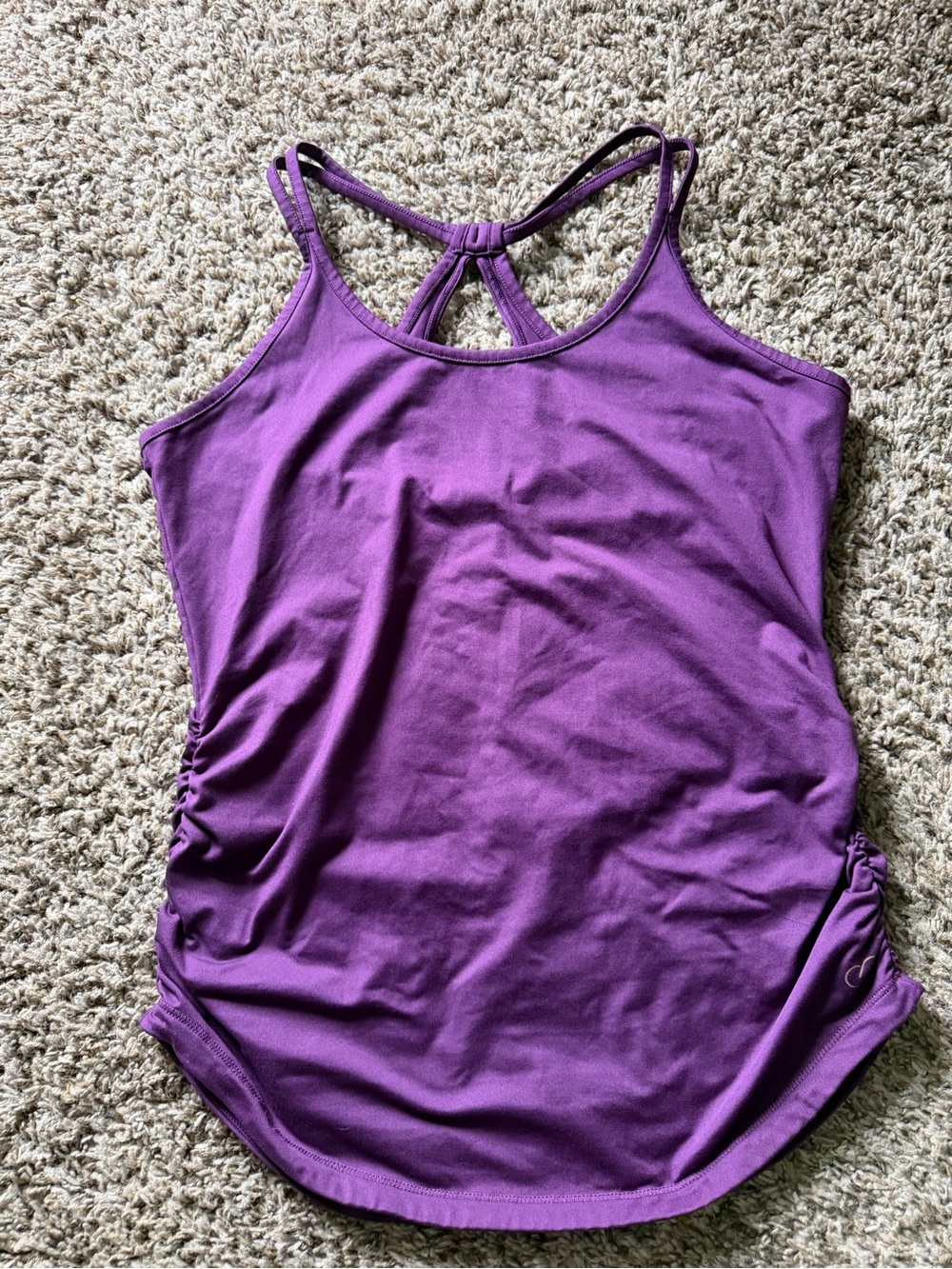 CALIA by Carrie Underwood Ruched Maternity Tank Top